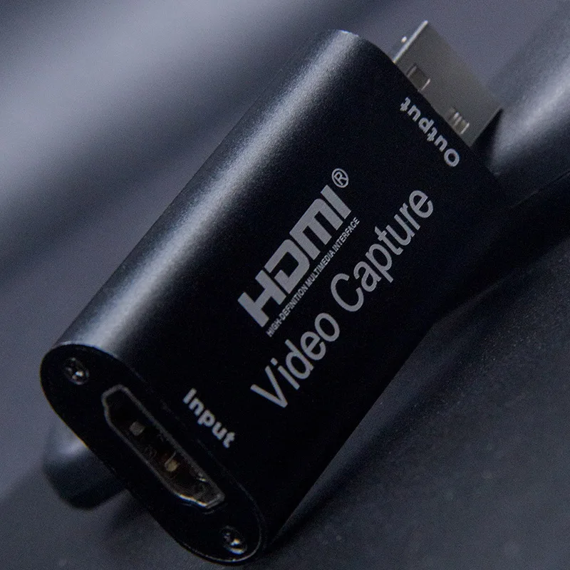 การ์ดแปลงสัญญาณ DTECH HDMI เป็น USB 2.0 จำนวน 2 ชิ้น รองรับความละเอียด 1080p 60hz การ์ดจับภาพวิดีโอเกม USB รองรับ 4k สำหรับการสตรีมสด