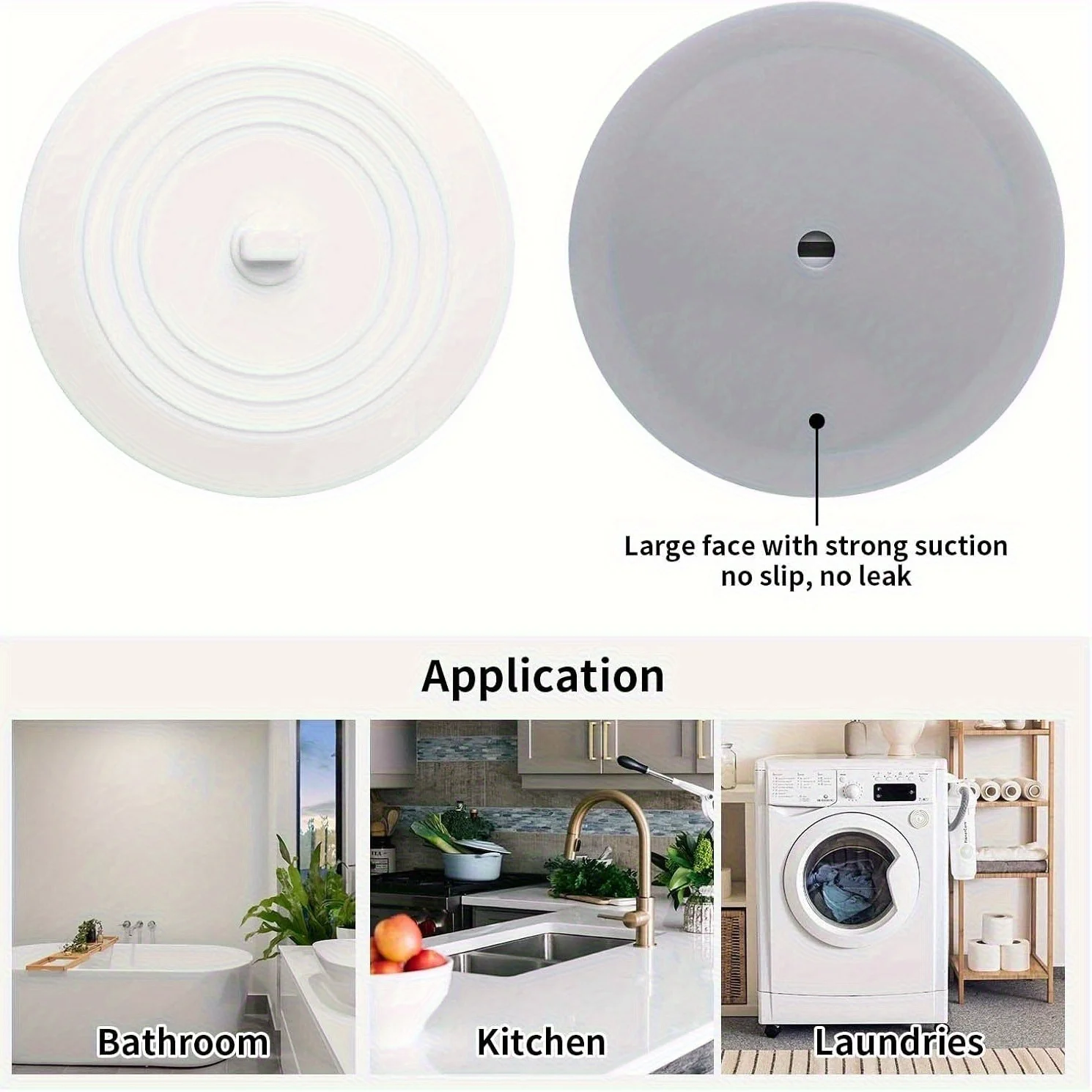 1pc Bathtub Drain Stopper - 5