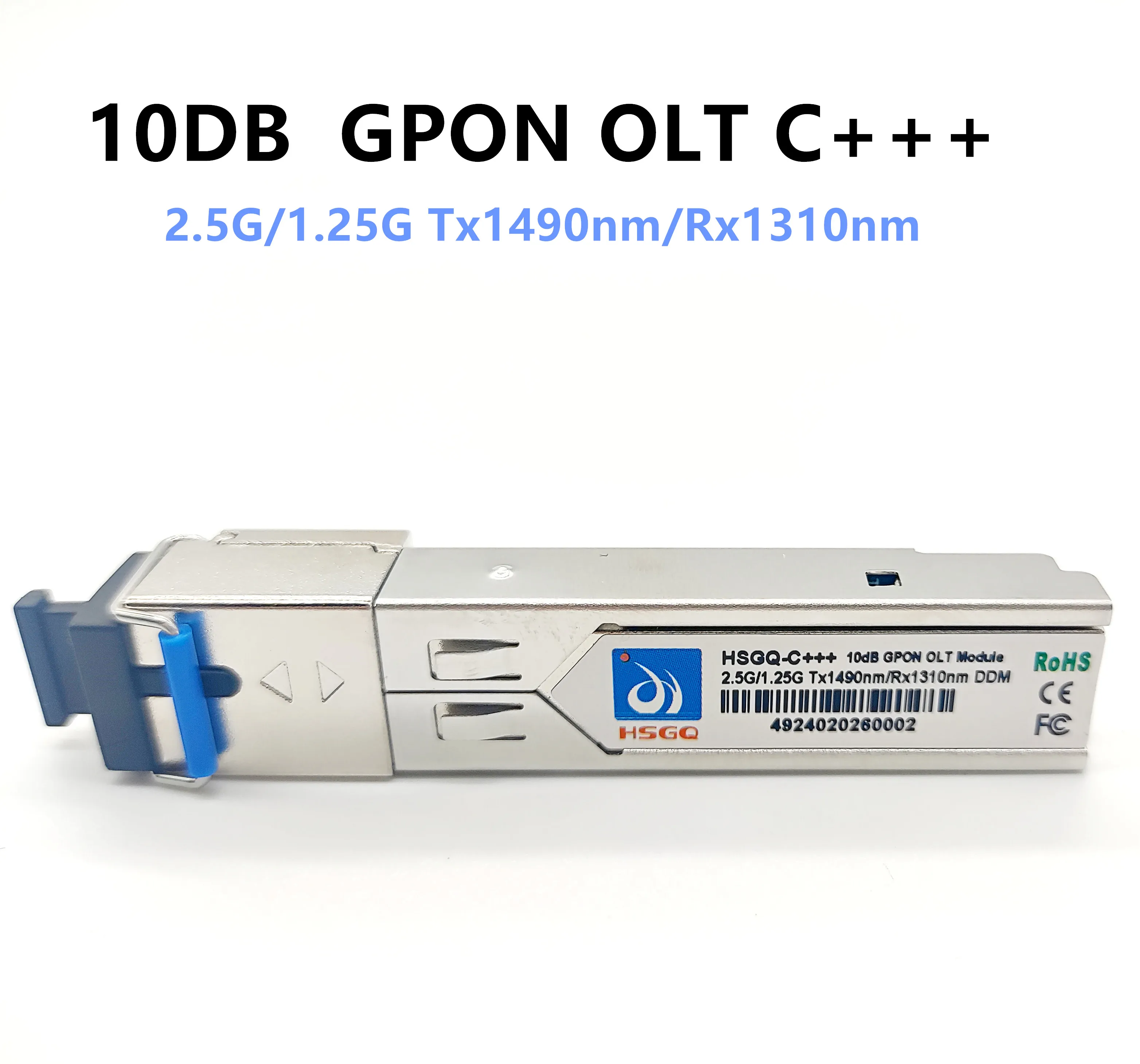 Imagem -02 - Módulo da Fibra Ótica para o Transceptor 10db Sfp 10db Sfp Tx1490 Rx1310nm Gpon Olt c +++ Módulos de Sfp Conector do sc