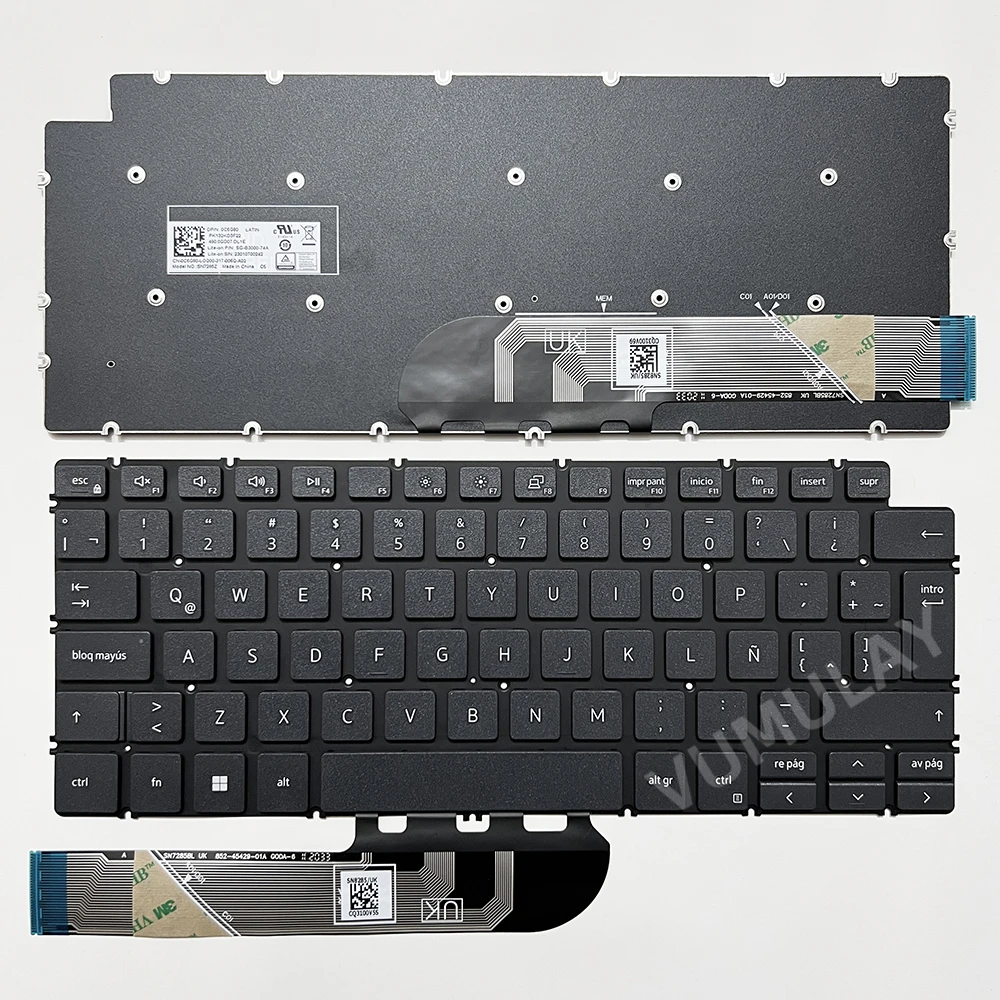 Teclado latino para Dell Inspiron, 2 em 1,7391 2 em 1, 2 em 1,7306 2 em 1,P120G, P130G, P114G, P113G, P124G, P125G, 7405