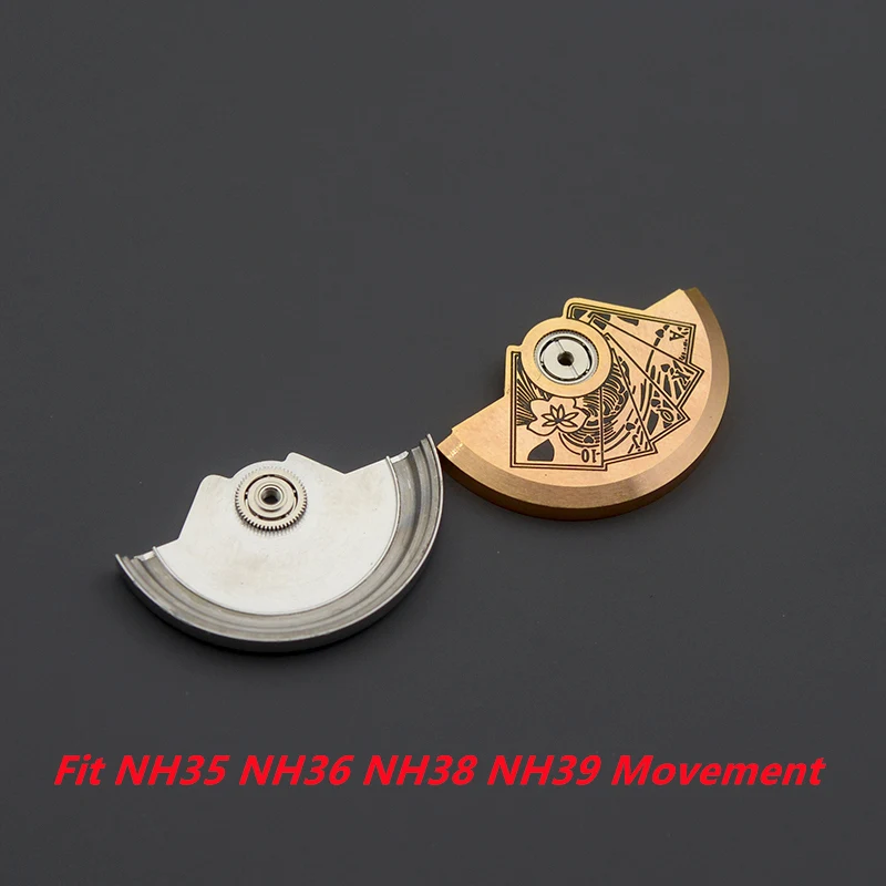 Новые часы 2025 года, модифицированные роторы с качающимся весом, подходят для Японии NH35 NH36 NH38 4R 6R 7S, аксессуары для часов с автоматическими механизмами