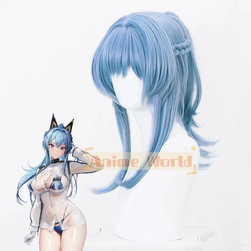 

Goddess of Victory: Nikke Helm Aquamarine Swimsuit Cosplay Wig