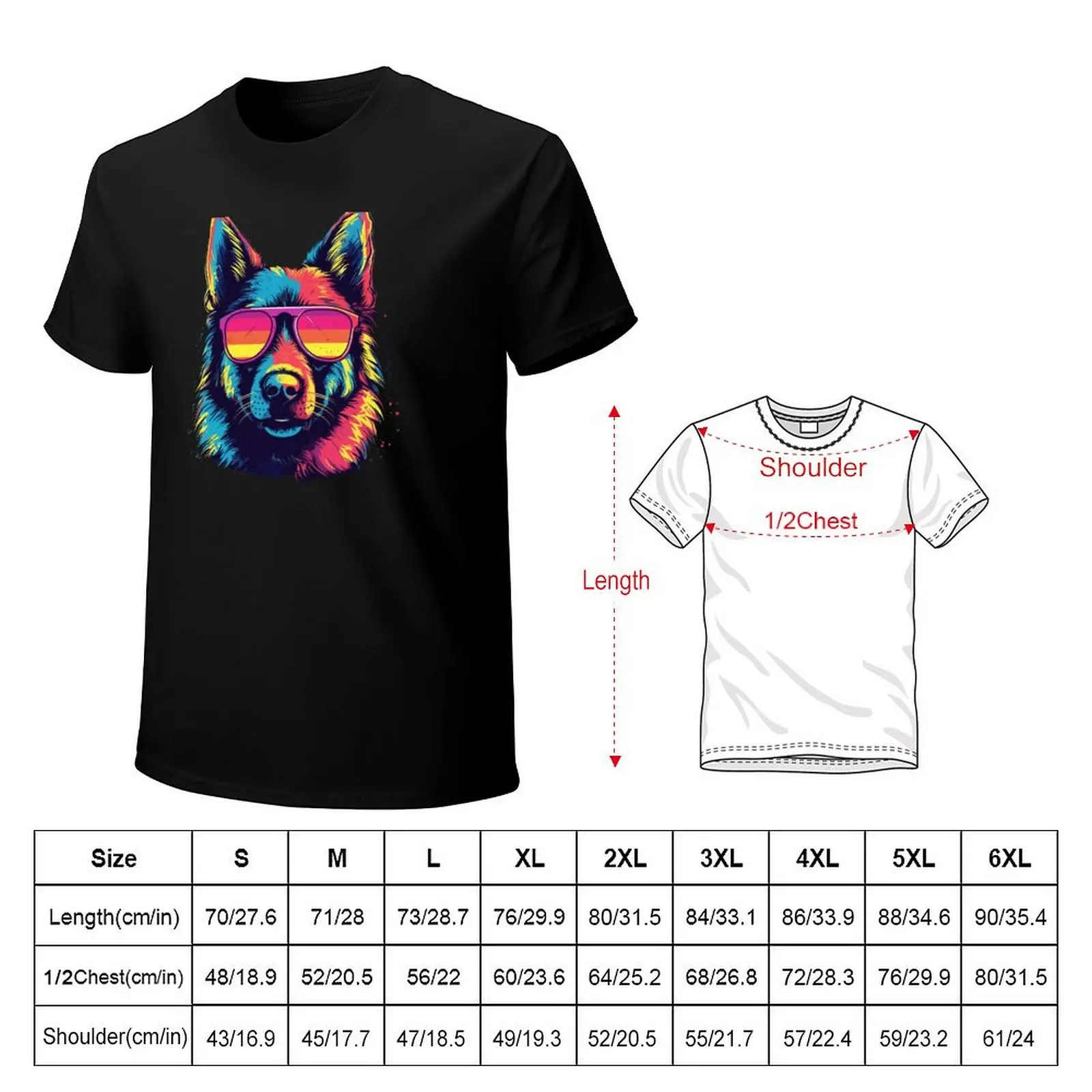 Sunglasses German Shepherd - Cool design for stylish dog owners T-Shirt man t shirt designer T-Shirt