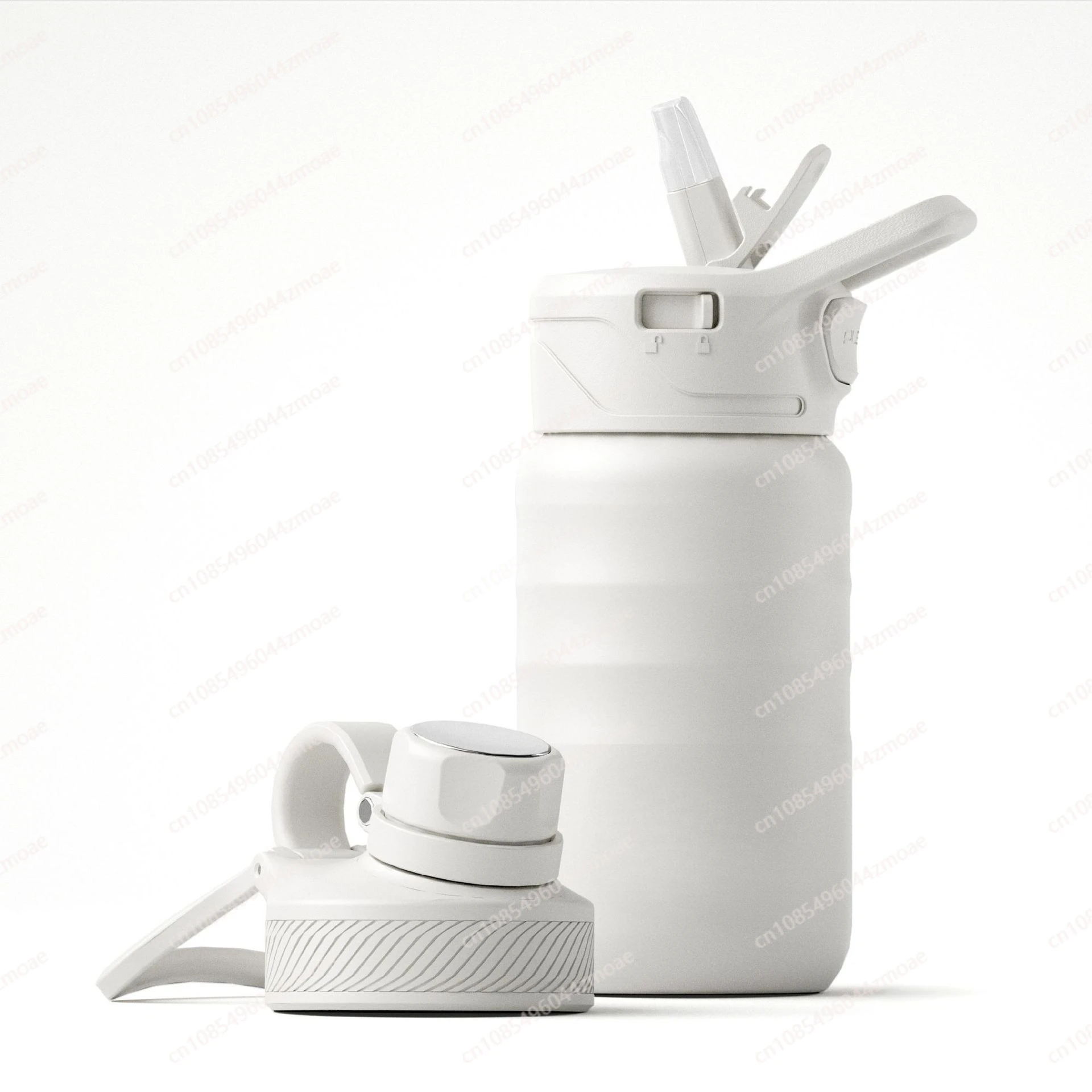 

New stainless steel thermos cup children's cup cute portable handle student thermal insulation water cup