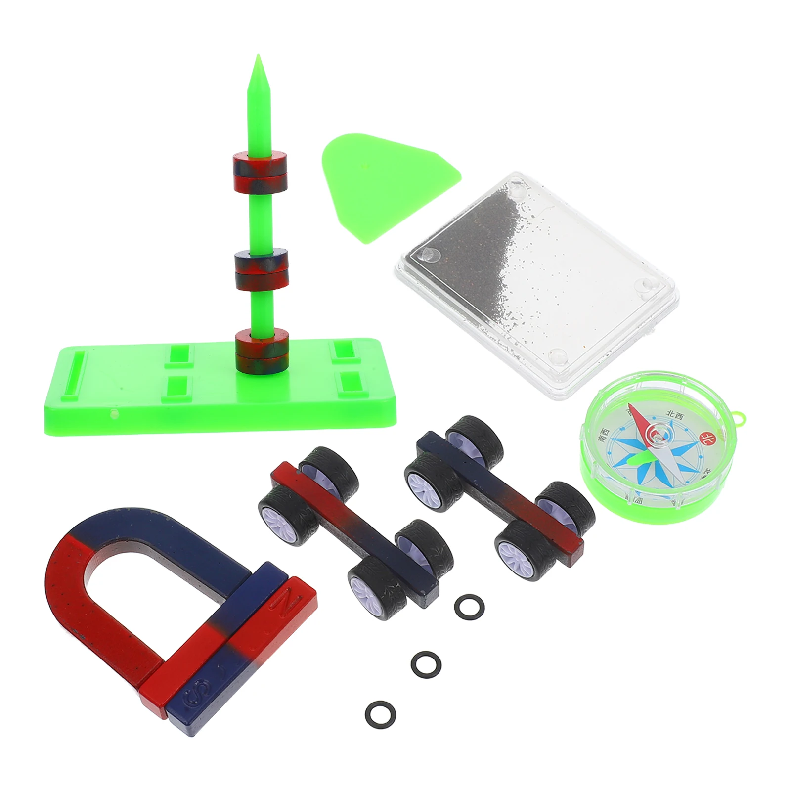 1Set Magnetism Science Experiment Set Rich Physics Tools for School Home Learning Student Educational Science Experiment Kit