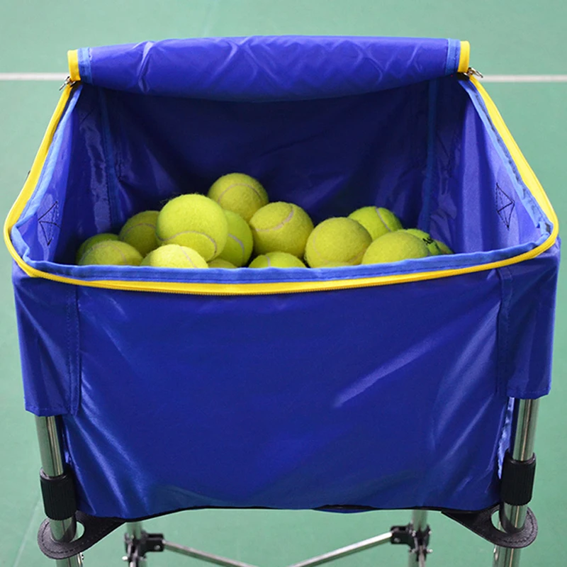 Vertical tennis collection box Tennis coach cart multi-ball serving training basket ball collection box tennis cart