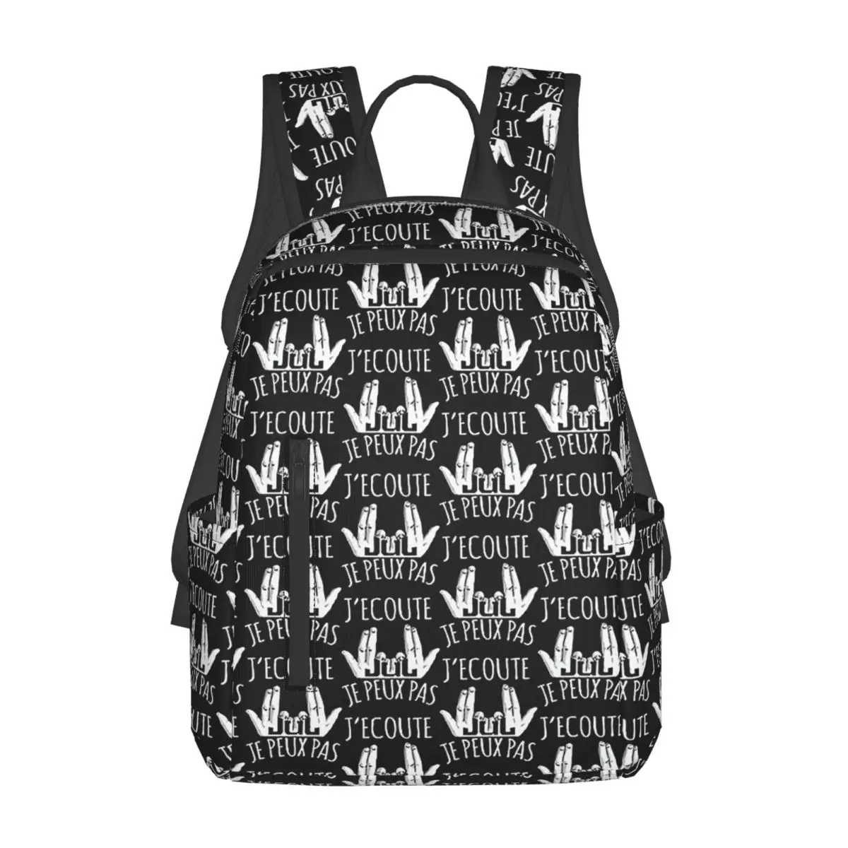 i-can't-i'm-listening-to-jul-バックパック-デイパック-大容量-キッズブックバッグ-スクールバッグ-ショルダーバッグ-メンズ-レディース