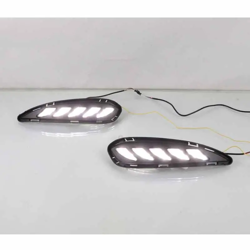 

SAAR Suitable for 22 Model Great Wall Ola Haomao Front Fog Cover Modified LED Daytime Running Turn Signal Light Anti