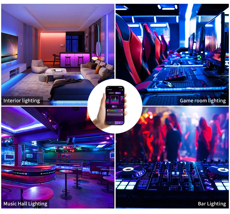 WS2812 2811 Led Pixels Light Strip Controller COB SK6812 SP105E SP107E SP108E SP110E Bluetooth/WIFI/Music Tuya Smart APP 12V 24V