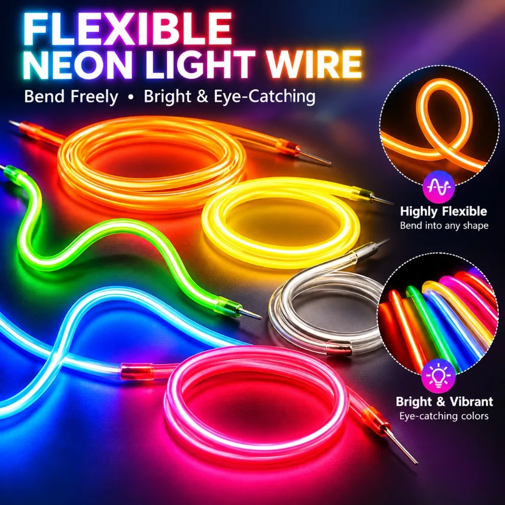 Multi Specification 3V Ultra Slim Spiral COB LED Flexible Filament Polychrome Edison Bulb Lamp Parts LED Diode LED Diode