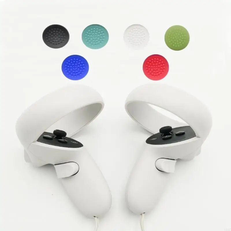 Y8AC Anti-Skid Caps Grip Replacement for Pico 4 Controller Silicone Skin Scratches Resistant Caps Non-slip Caps