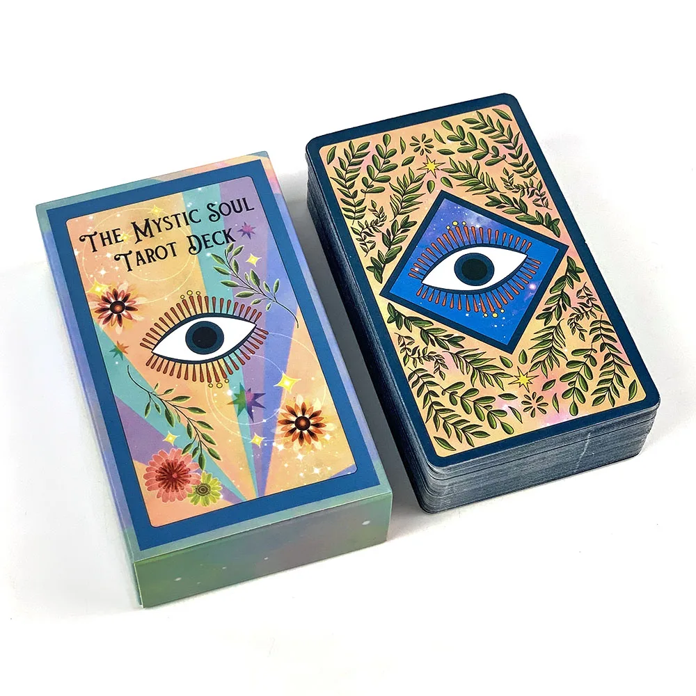 Mystic Soul Tarot Cards English Version Of Divination Deck And To Uplift The Energy of The Reader , Family Gathering Party Game