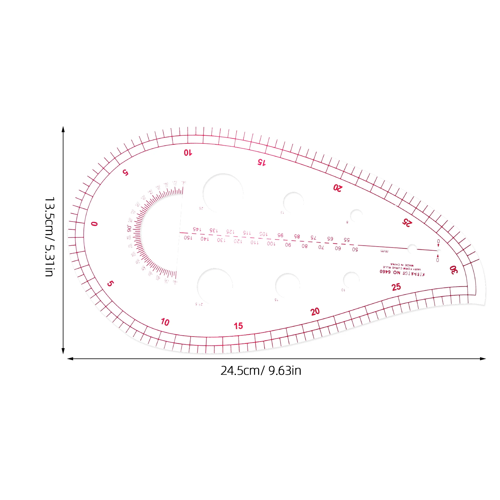 

4pcs Sewing Ruler Plastic Clothing Proofing Cutting Precision Tailor Tools Rulers French Curve Pattern Sleeve Quilting