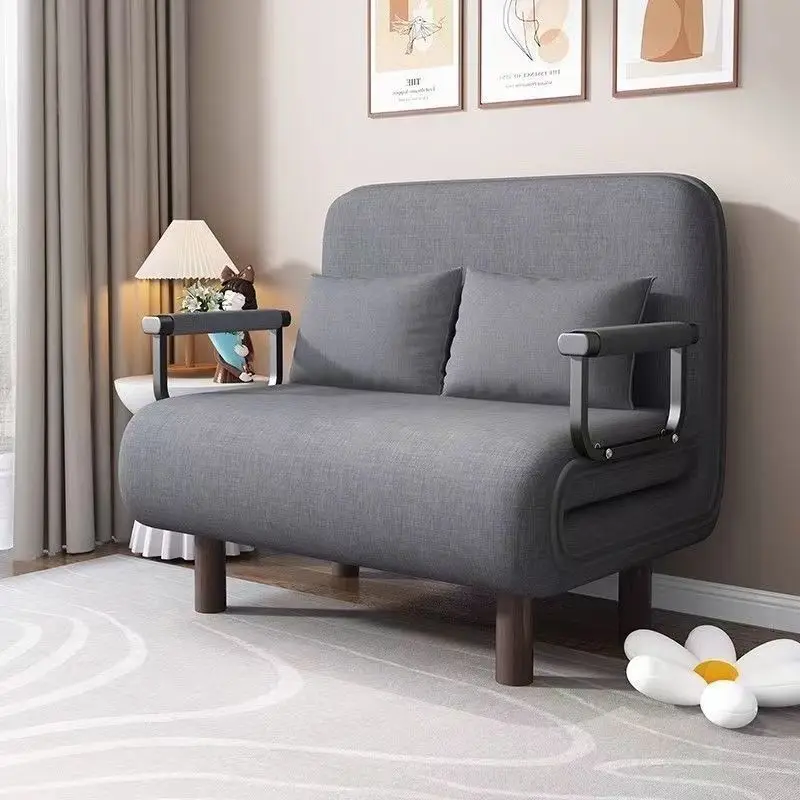 

Foldable sofa bed, dual purpose lunch break small apartment lazy living room sofa bed