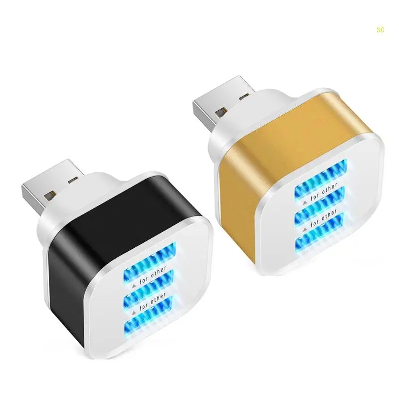Multi-Protection USB2.0 Hub Extender 3 พอร์ตขยายสาย Usb Dropshipping