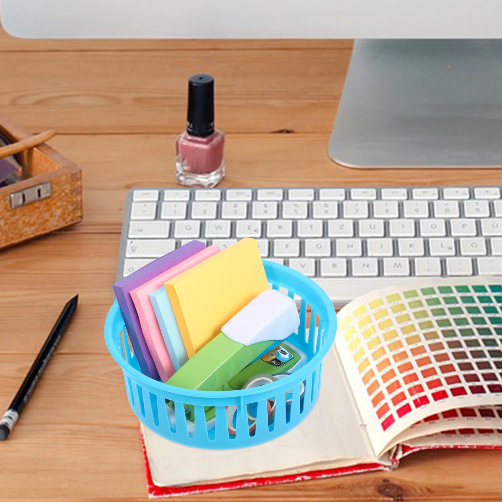 

12 Pcs Pen Holders Creative Pretty Holds Desk Organizers for Stationery Use Office Storage Desktop Classroom Supplies Bucket