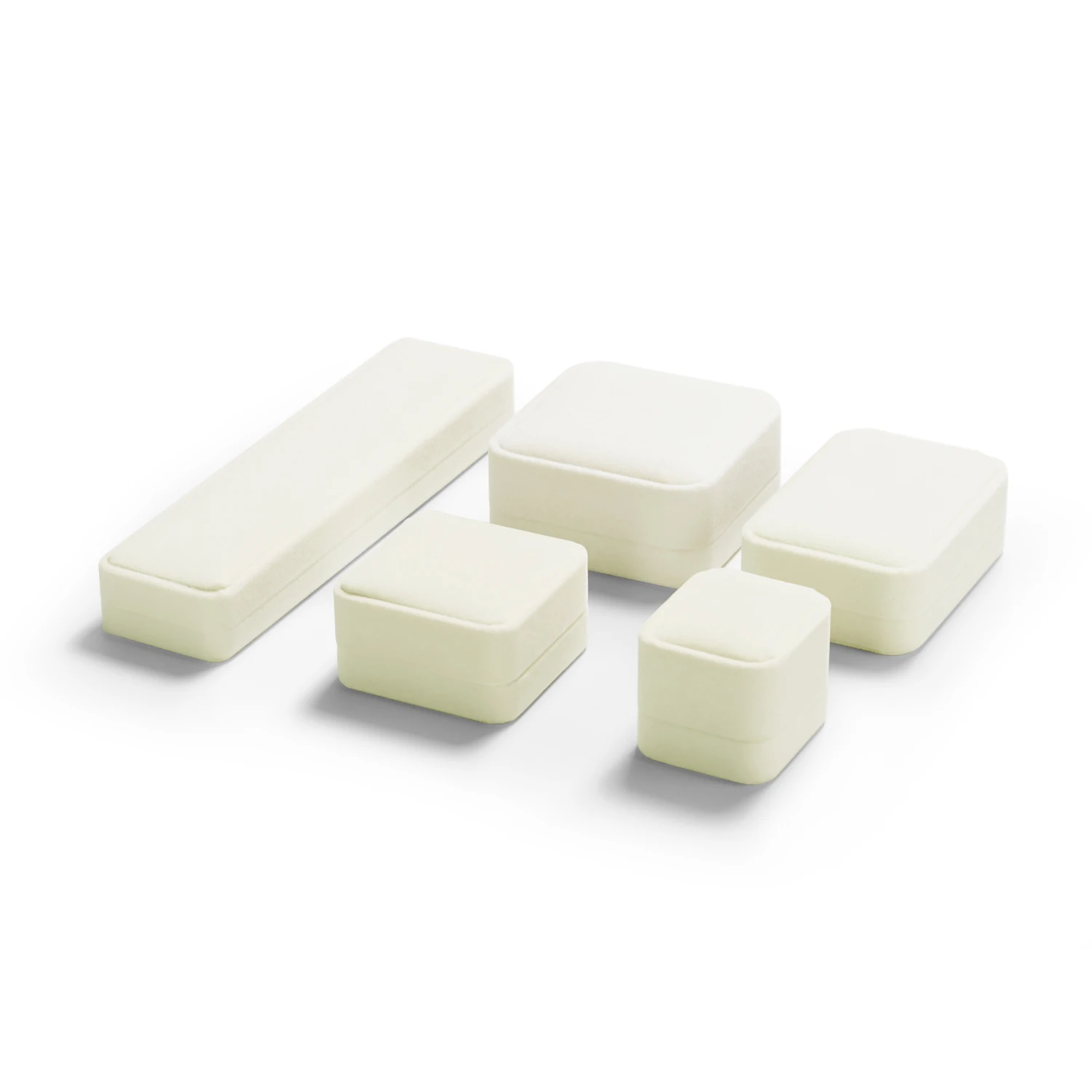 صندوق خاتم مخملي أخضر من FANXI، منظم مجوهرات أنيق مع بطانة ناعمة، صندوق مجوهرات مثالي لعرض الخواتم وصندوق هدايا للتخزين