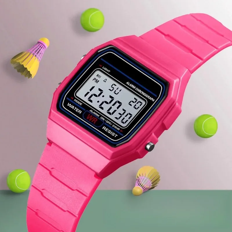 Luxuriöse Herren-Armbanduhr, analog, digital, Militär, Sportuhr, LED, wasserdicht, für Kinder und Frauen mit Armbandalarm – Detail 2