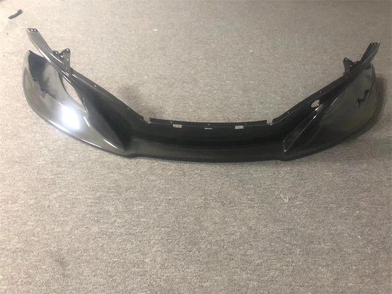 

For 12C 650S Body Kit OEM Style Dry Carbon Fiber Front Bumper Edge Front Lip