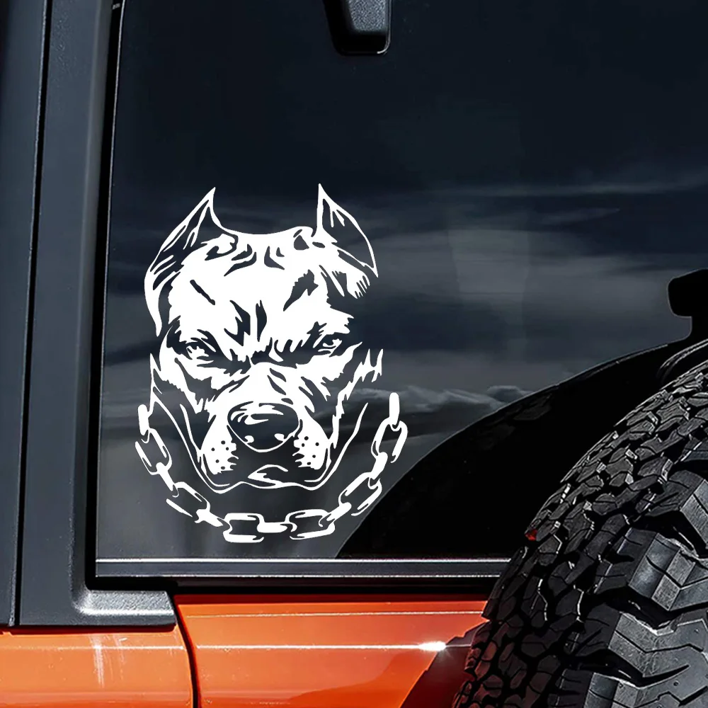 

Pit Bull Car Stickers 14.5x19cm Funny Waterproof Vinyl Decal, Exterior Decorative Accessories, Used for Car, Motorcycle, Laptop