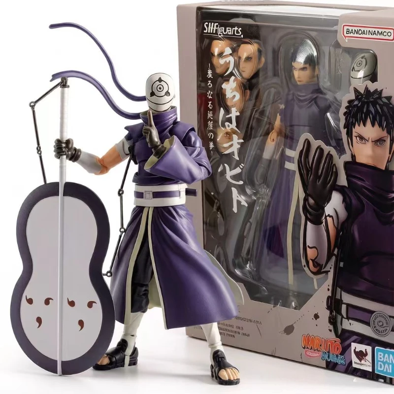 

Bandai S.H.Figuarts Naruto Shippuden Articulated Action Figures：Obito, Sasuke, Kakashi, Naruto, Sakura, Gift for Anime Fans