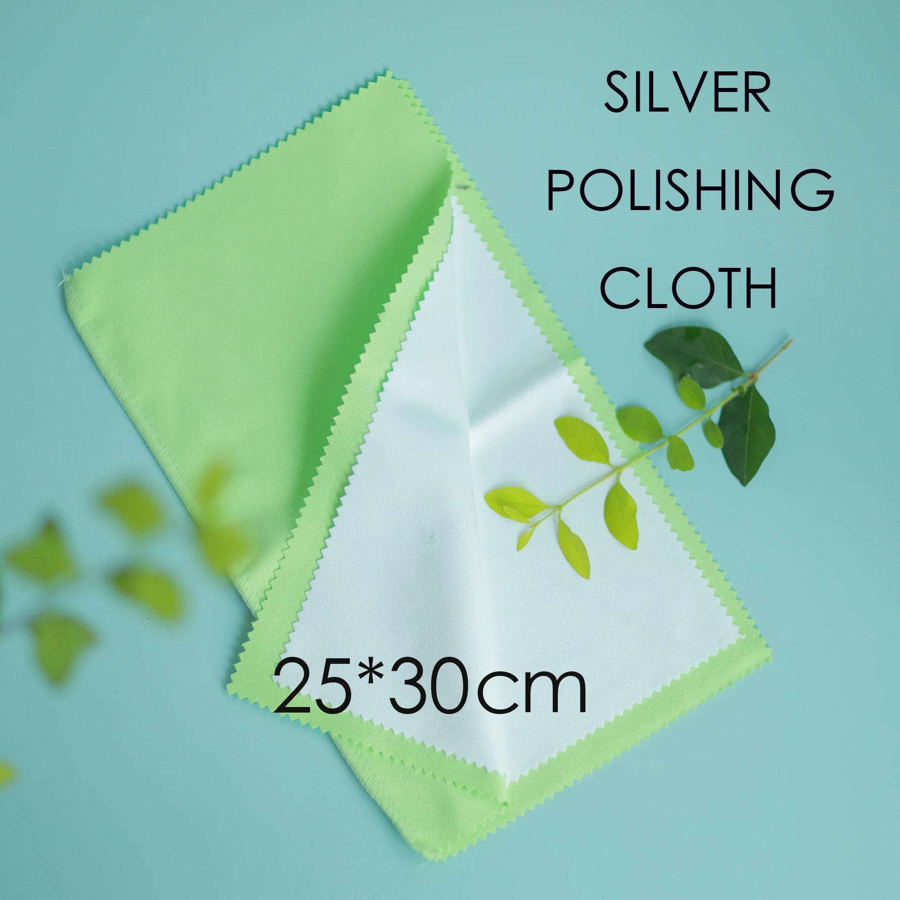 1 متعدد الطبقات كبيرة الفضة مسح القماش 30*32 سنتيمتر الذهب والفضة والمجوهرات تلميع وكيل الغزلان الفراء تلميع #4