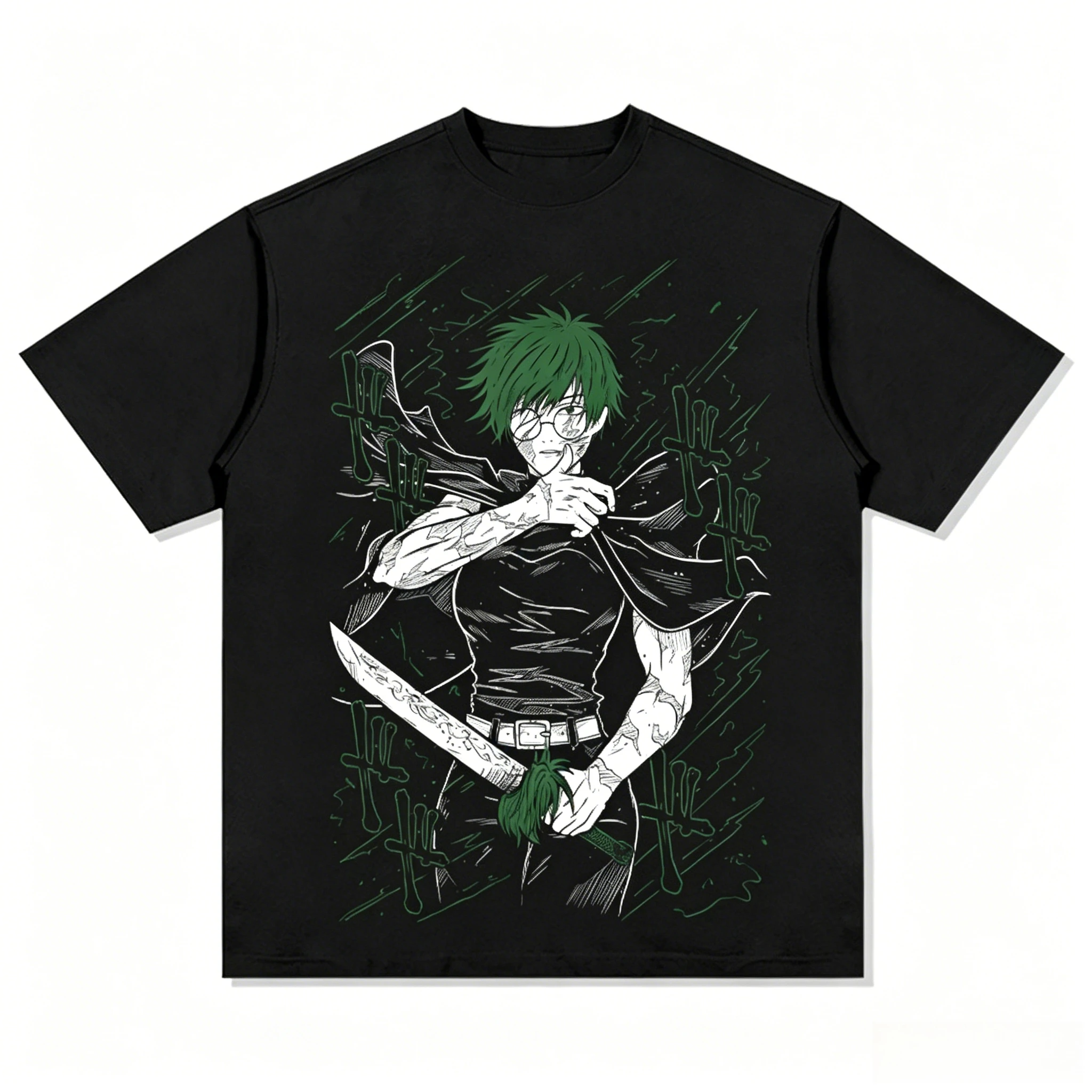 2026 Summer Jujutsu Kaisen Retro Cosplay T-shirt Men's Super Casual Cotton Printed Short-sleeved Unisex Children's Sports Shirt