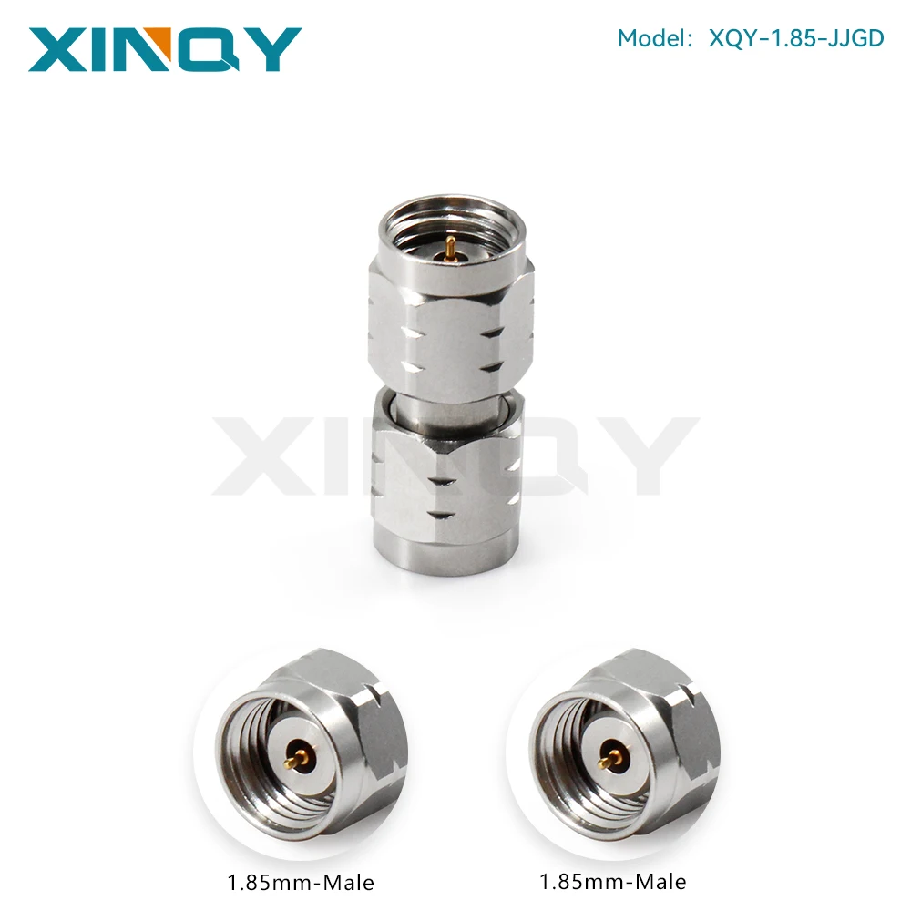 XINQY 1.85mm Millimeter-Wave Adapter, DC-50GHz, Stainless Steel, Male to Male / Female to Female RF Coaxial Connector