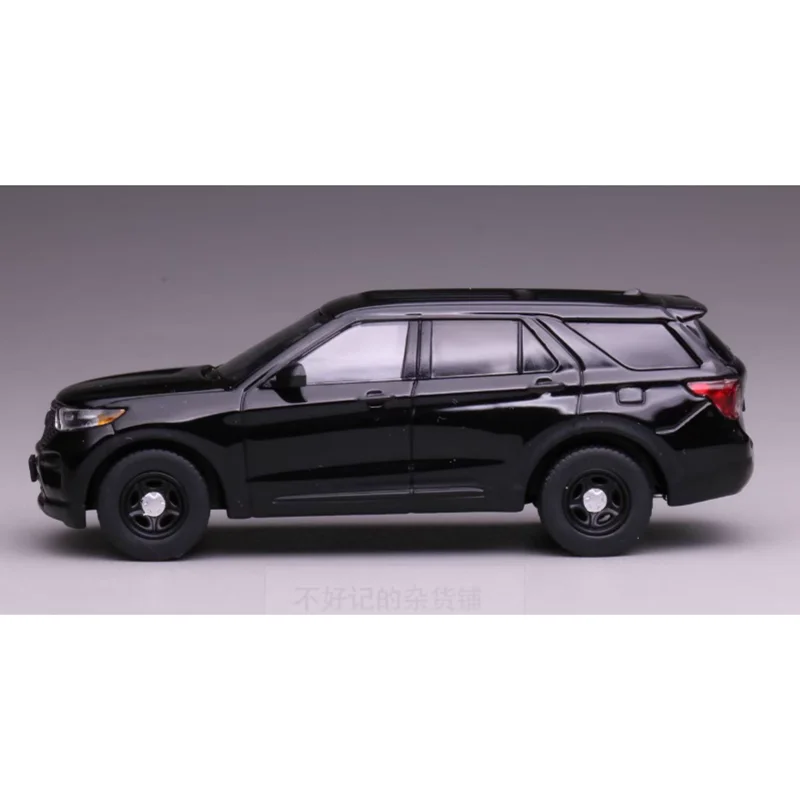 596 scala 1/64 E350 Explorer modello di auto della polizia pressofuso in lega modello di auto ornamento decorativo da collezione