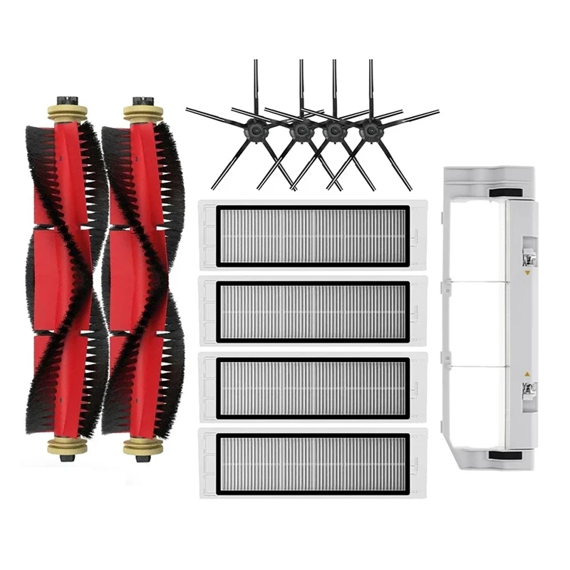 Accessoires de remplacement pour aspirateur Xiaomi Roborock S5/S5/Max/S6/Maxv/S6/Pure E4/E5, avec filtre et tissus de vadrouille pour brosse latérale principale