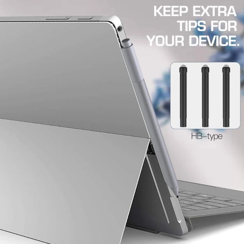 เติมเคล็ดลับการเปลี่ยน 5 แพ็คสำหรับปากกาสไตลัส Surface 7/6/5/4/Book Series