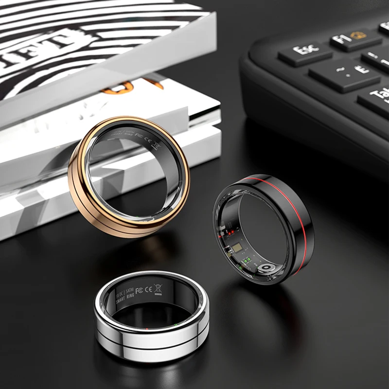 R04 Smart Ring HRV Health Manager 5 ATM Waterproof Multi Sports Modes Body Temperature Health and Sleep Monitor For Men Women