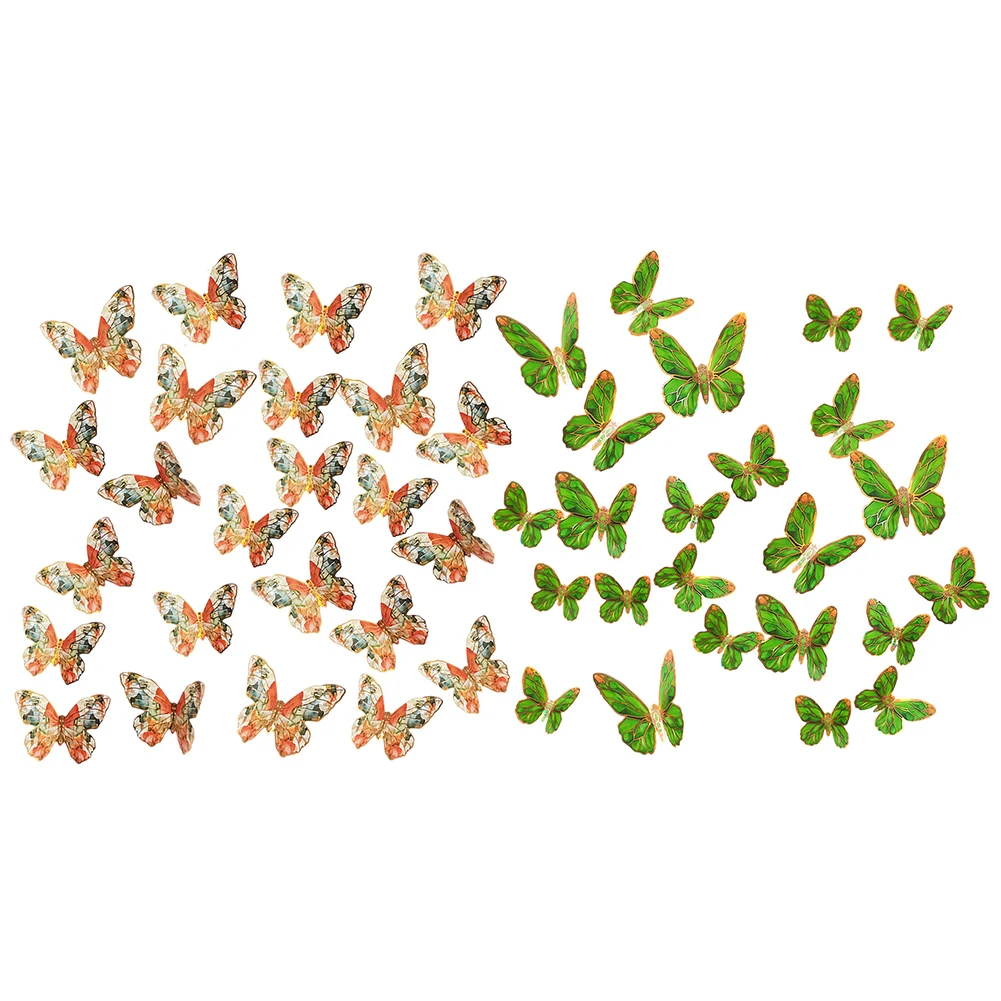 ملصقات حائط على شكل فراشة ثلاثية الأبعاد لتزيين غرفة الأطفال كصور تظهر ملصقات حائط على شكل فراشة ثلاثية الأبعاد تصاميم فريدة من نوعها