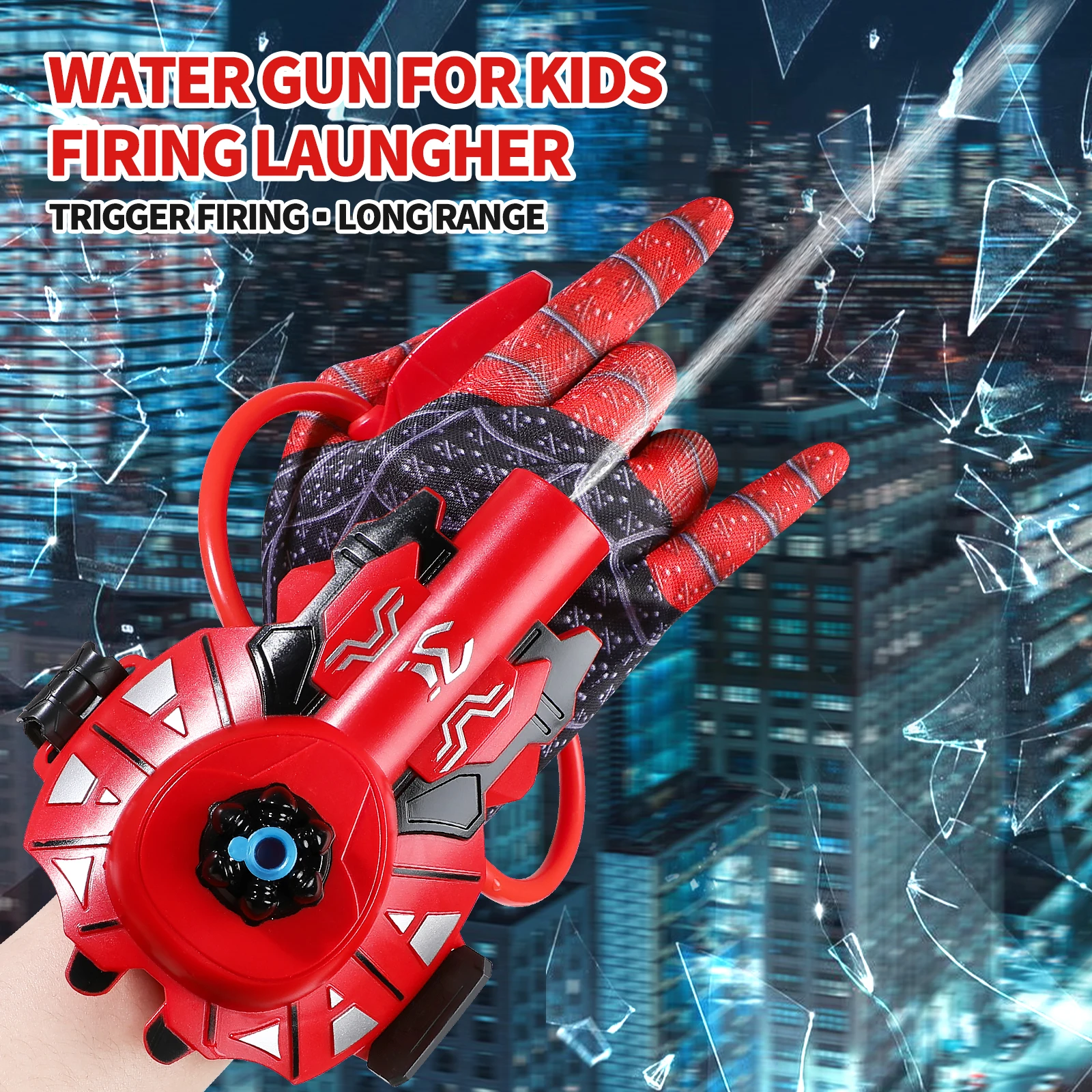 蜘蛛型水鉄砲ランチャー |     屋外ビーチ/プールパーティー用水遊びおもちゃ |     子供の休日や誕生日プレゼント