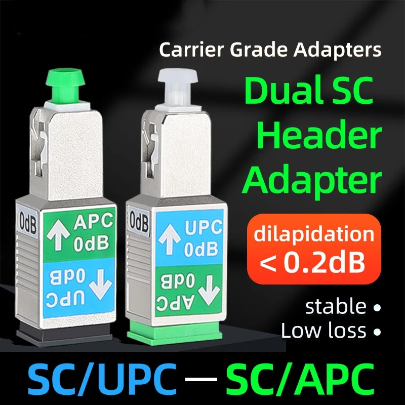 

Fiber optic converter SC-SC adapter UPC optical cable interface connection APC to UPC coupler SC male to female adapter