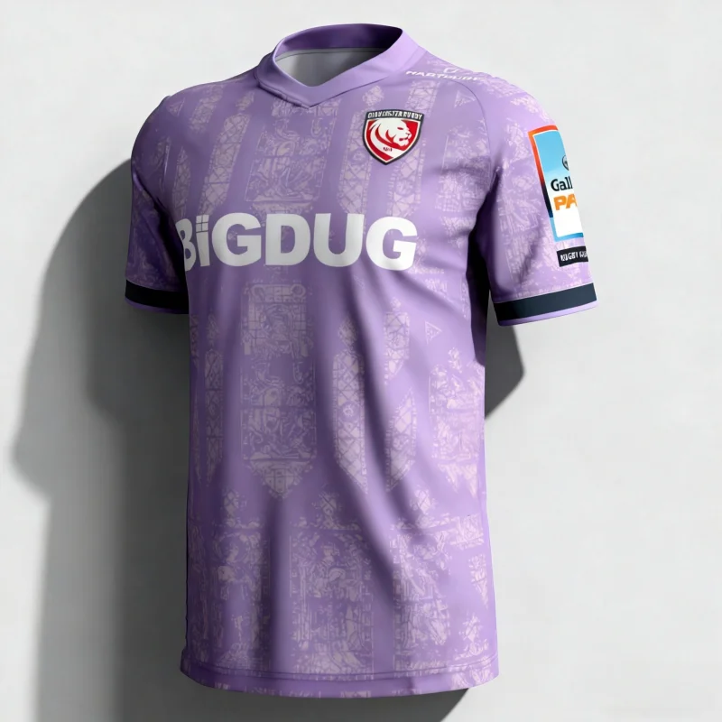 2026 New Arrivals England Gloucester Rugby Sports Jersey UK Rugby Home Quick Drying Training Fans Top