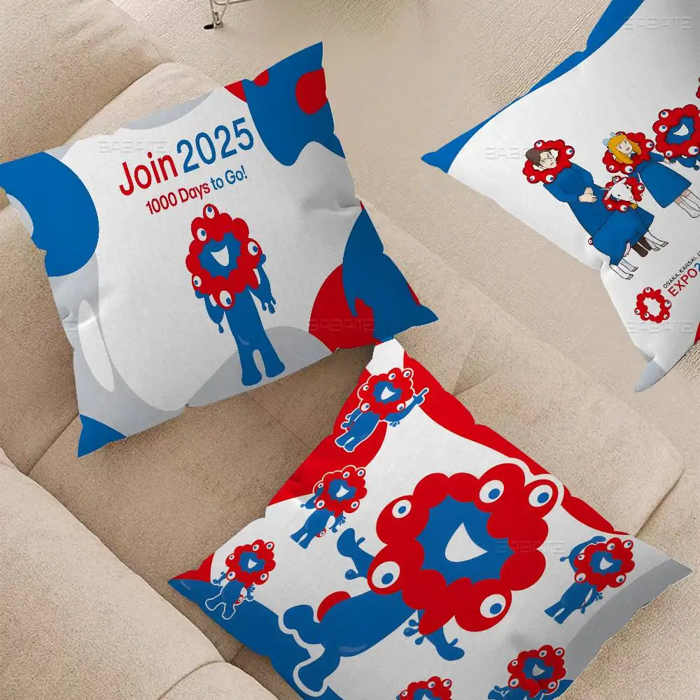 

Cartoon M-Myaku-Myaku Lucky Dragon Pillow Cover Sofa Cushion Cover Home Room Decoration Children Gift