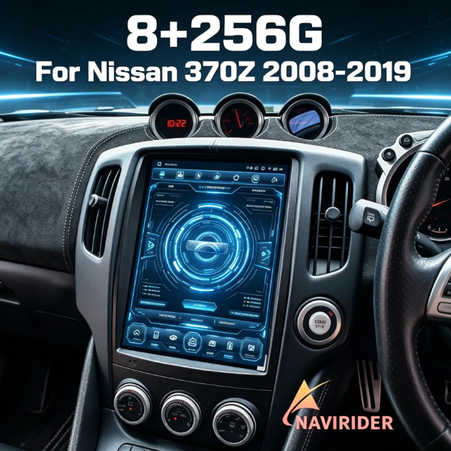 

12.1-дюймовый автомобильный радиоприемник 8+256 ГБ для Nissan 370Z 2008-2019, Android Auto, мультимедиа, видео, DSP, GPS, BT, Carplay, стереоплеер, головное устройство