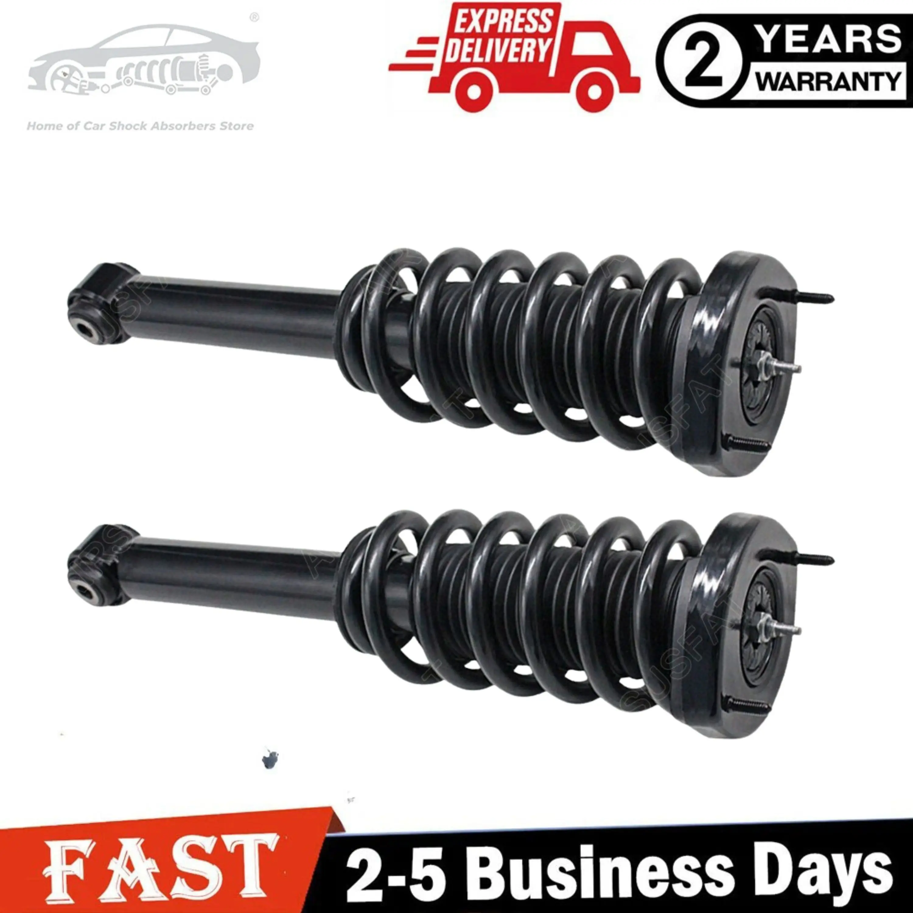 Pair Rear Suspension Shock Strut Assemblys For Mercedes R230 SL350 SL500 SL550 SL600 SL55 SL63 SL65 AMG 2001-2012 A2303240204