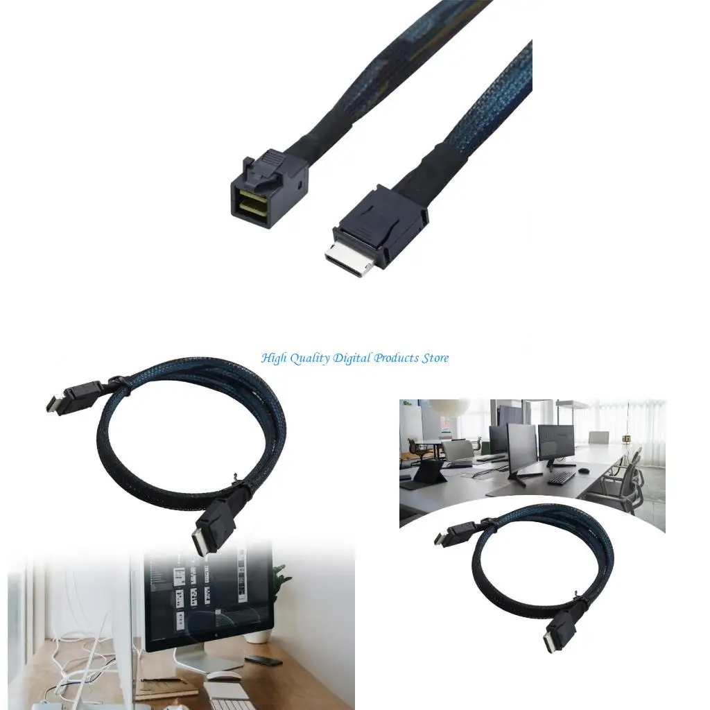 

U2JE SFF-8611 4I Мужчина-SFF-8611 4I Мужской кабель кабеля кабеля PCIe