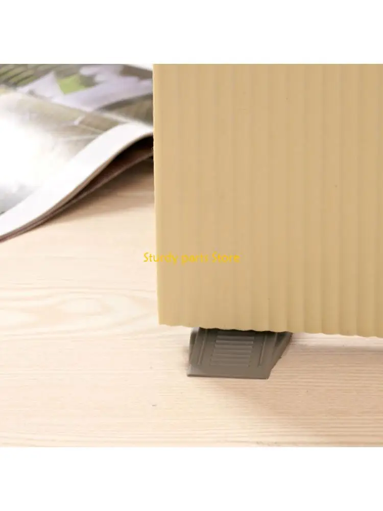 97QC 2 pcs nonslip PVC pintu baji pintu stoppers blokir pintu abadi