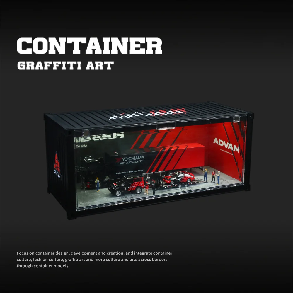 

In Stock Container Scene Simulation Model Parking Space Decoration Collection Model Car Placement Platform