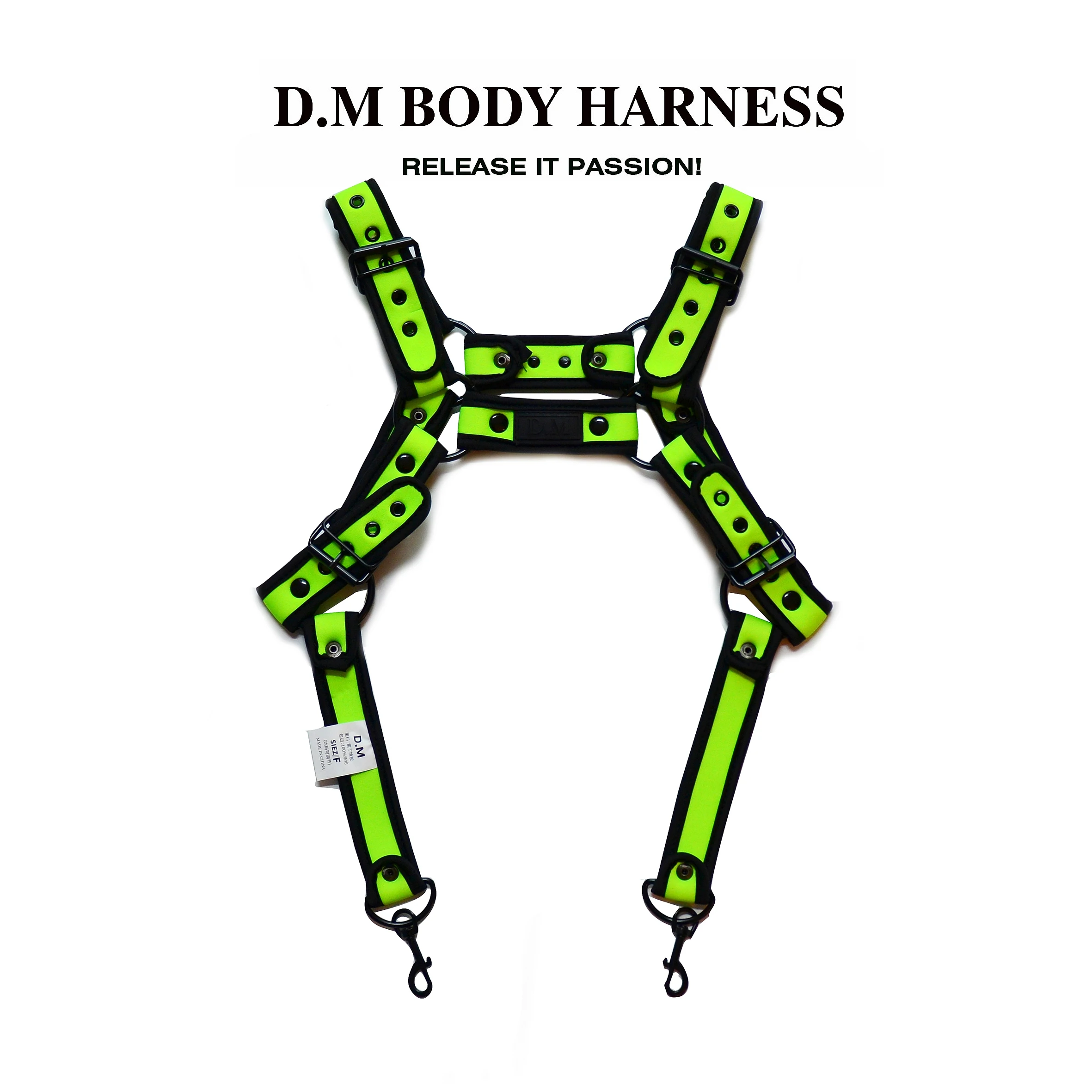 Men Sexual Body Chest Harness Belt Shoulder Strap Punk Rave Costumes Harness BDSM Bondage Body Garter Goth Dance Nightclub Wear