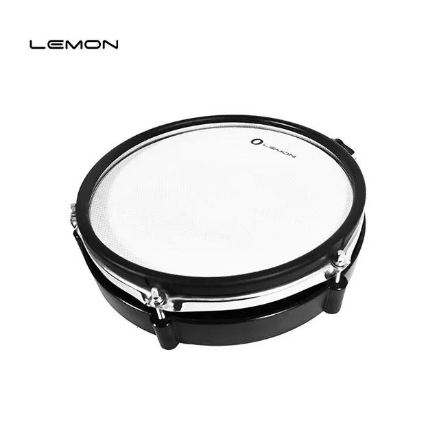 

Lemon wooden drum pad 12" Dual zone mesh head for electronic drum