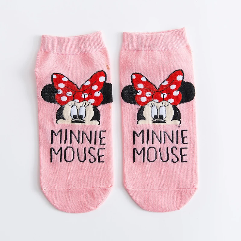 Disney Spring Summer New Socks Cartoon Creative Women\'s Socks Mickey Minnie sisters Socks Donald Duck Cotton Socks One Size