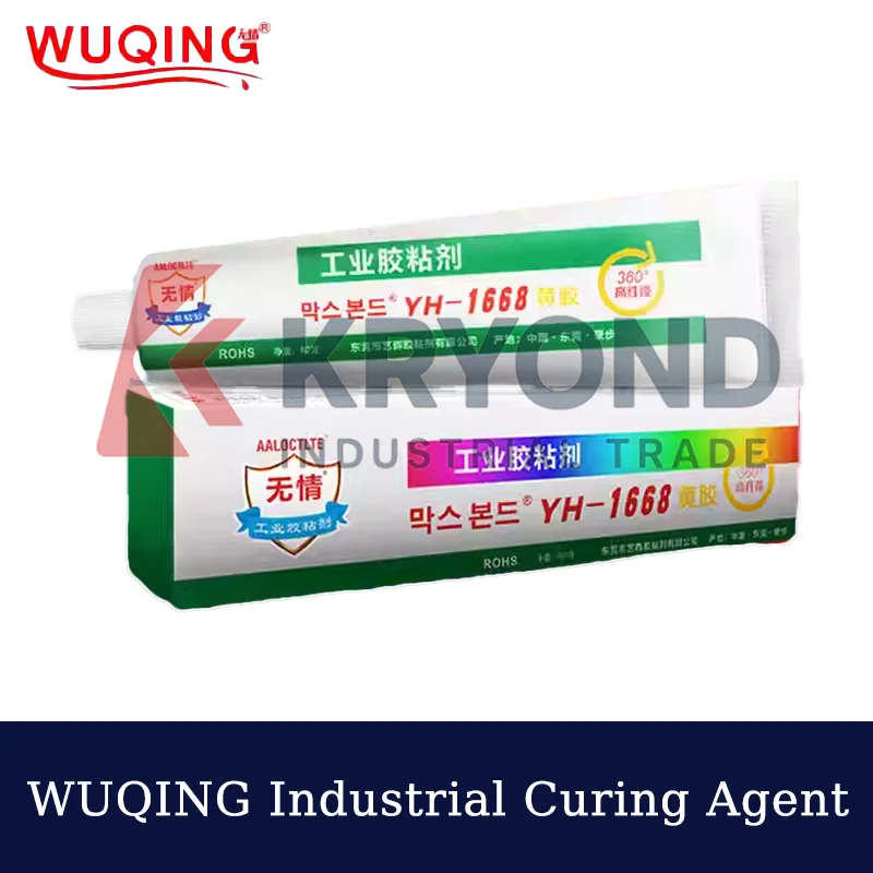 WUQING Industrial Curing Agent 80g Epoxy Hardener for Two Part Adhesive High Strength Metal Plastic Ceramic Bonding Applications