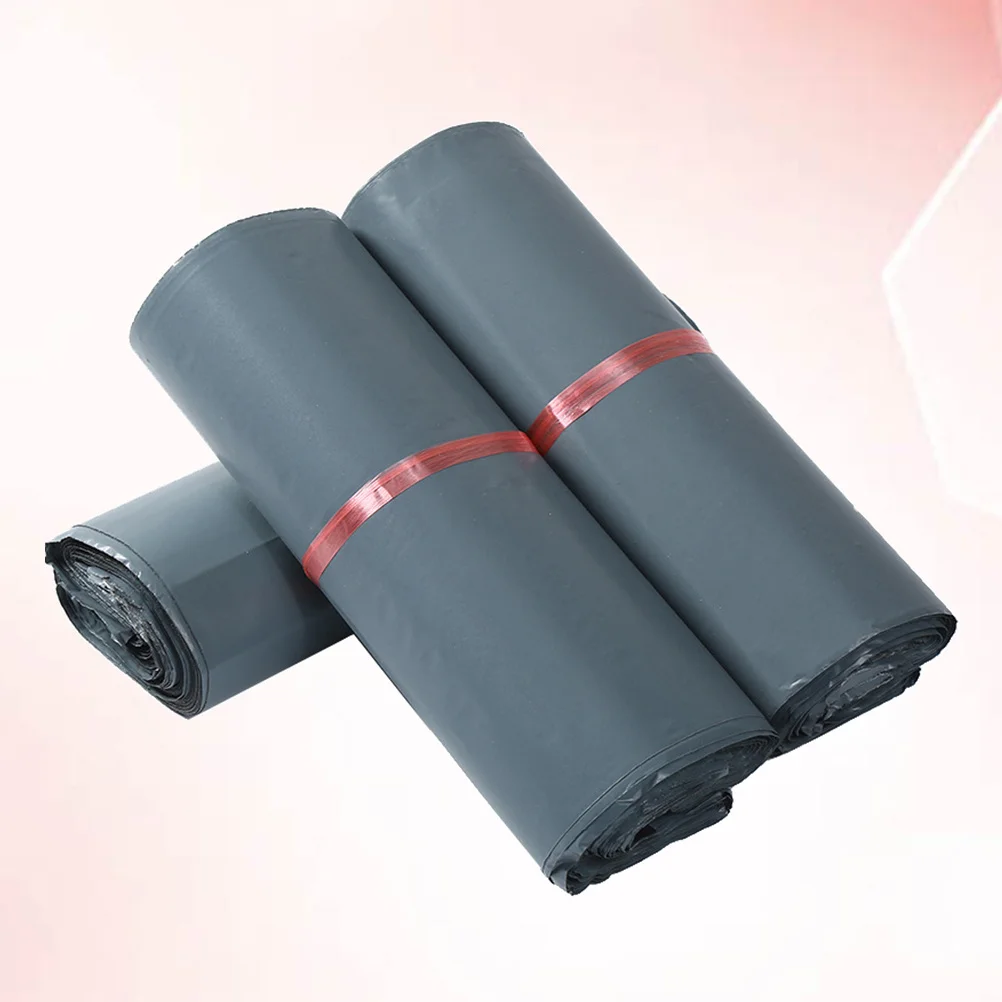 100pcs 30X17Cm Grey Thickened Express Packing Bags Waterproof Dustproof Shipping Bags For Package Reusable Product Transport Bag