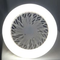 Energy Efficient 2-in-1 LED Fan Light Three-speed Mode Smart E27 Screw Fan Light Creative Modern LED Lamp Bead Study