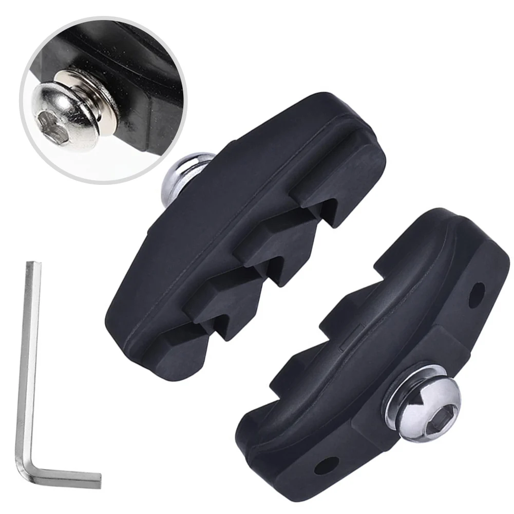Bike Brake Pads Professional Caliper Brake Pads For Road Bicycle Bike Brake Blocks Of Come Triple Contour Brake Block      New