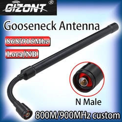 NB iot ONMI-antena de cuello de cisne para exteriores, GSM900-1800mhz impermeable de alta ganancia para exteriores/800-840-868-900-915 M, flexible, FRP